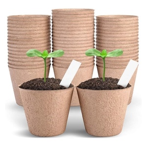 Breathable Moulded Pulp Cups <b>Pots</b> Optimized Drainage Healthy Roots Thick-Walled Biodegradable Eco-Friendly Vintage Long-Term - Product Image 6