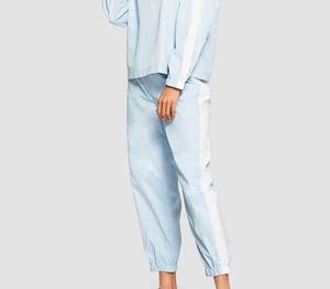 Wholesale Price Winter Streetwear Solid Lightweight Tracksuit Hooded Drawstring <b>Jacket</b> Jogger Set Athletic Sportswear Training - Product Image 5