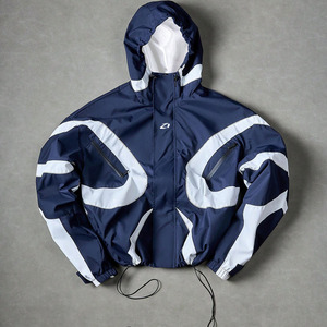 Lightweight Men's <b>Jackets</b> Hooded Color Block Windbreaker Breathable Outdoor Streetwear Outerwear Custom Logo Factory Direct - Product Image 2