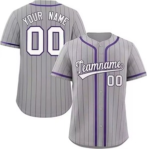 Uniforme de Béisbol para Adultos, Personalizado con Impresión Sublimada, Transpirable, Antibacterial, Jersey de Manga Corta, Ropa Deportiva para Hombre - Product Image 2