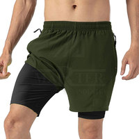 Nouveau style short de sport décontracté en coton à taille élastique, séchage rapide, écologique, personnalisable pour homme – En stock