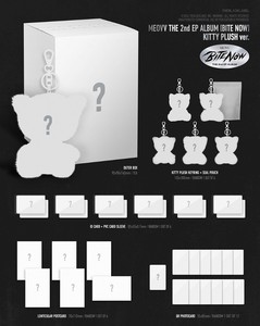 MEOVV BITE NOW KITTY PLUSH Ver 2º Álbum EP Oficial Kpop CD Álbum Photobook Photocard Póster Edición Limitada Regalo - Product Image 1