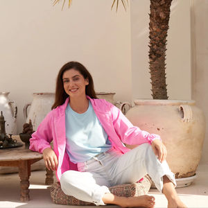 BEAM ODM Veste unisexe légère et écologique à col en V, brodée, unie, fine, d'été, style décontracté chic, avec fermeture éclair et capuche - Product Image 5