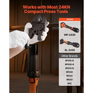 Utensili a pressione compatibili con serie 7/8 pollici, in acciaio temprato 52 HRC per applicazioni HVAC/R ad alta pressione di Compa - Product Image 3