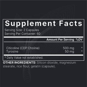 OEM/ODM Citicoline Suppléments avec CDP Choline, Citicoline Plus , 2 en 1 Formule Citicoline Capsules pour le cerveau Supplément - Product Image 6