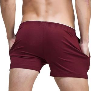 Pantalones Cortos Deportivos para Hombre, de Algodón, para Gimnasio, Entrenamiento, Descanso, con Cintura Elástica, Casuales, Tipo Pijama, con Bolsillos, para Correr y Estar en Casa - Product Image 4