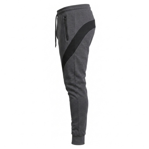 Pantalon de survêtement décontracté pour homme, tissu en coton léger, construction respirante, taille élastique, coupe décontractée, poches fonctionnelles, confortable - Product Image 4