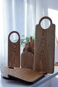 <b>Wood</b> Form Board Rectangle Chopping Blocks Set Anti Slip Dishwasher Safe Multifunctional Cutting Boards Combination Package Board - Product Image 4