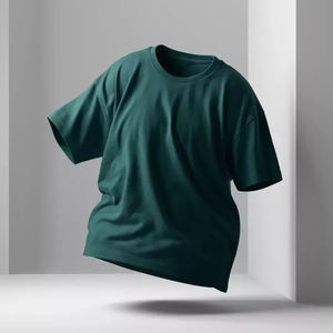 Camiseta de Hombre de Talla Grande, Oversize, Casual, de Lujo, 100% Algodón, de Peso Pesado, con Logotipo Personalizado, Directo de Fábrica en Bangladesh - Product Image 2