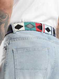 Ceinture Polo en Cuir Véritable Haut de Gamme Tressée à la Main Traditionnelle Robuste en Cuir de Vachette Véritable Étui pour Sacs LPB-0082 - Product Image 6