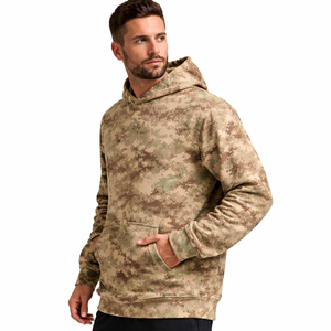 Sudadera con Capucha para Hombre, de Alta Calidad, 96% Poliéster, 4% Elastano, Tejido de Punto, Secado Rápido, Elástica, con Estampado de Camuflaje, Corte Regular, con Cordón Ajustable - Product Image 2