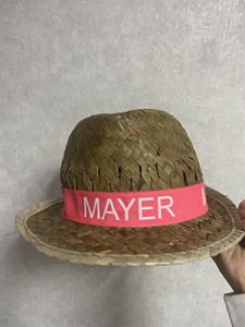 Mini Mexican Sombrero Seagrass <b>Straw</b> <b>Hat</b> Striped Unisex Adjustable 48-62cm Sports Outdoor Beach Party <b>Hat</b> for Events Parties - Product Image 1