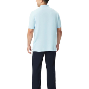 เสื้อถักระบายอากาศสีพื้นสำหรับผู้ชายสินค้าออกใหม่ - Product Image 5