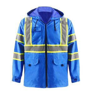 Veste de sécurité réfléchissante en polaire chaude et élégante, imperméable, veste softshell, gilet réfléchissant, veste de sécurité haute visibilité - Product Image 2