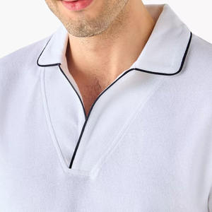 Polo d'uniforme scolaire personnalisé avec logo, en coton de haute qualité, pour étudiants, t-shirt à col pour campus, vente en gros - Product Image 6