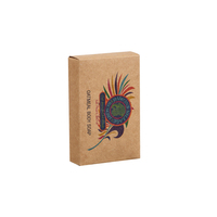 Savon jetable en papier kraft pour hôtel, barre rafraîchissante au concombre, pour kit d'accueil hôtelier et spa, vente en gros OEM