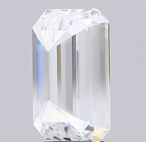 Diamant de laboratoire certifié IGI 4,01 CT, taille émeraude, couleur E, clarté VVS1, CVD LG 781645575 ROYAL GEMS pour la fabrication de bijoux - Product Image 3