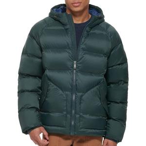 High Quality Hooded Men's Puffer Jacket Spring Waterproof Windproof <b>Bubble</b> <b>Coat</b> Zipper Closure - Product Image 3