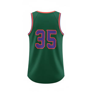 Camiseta de Baloncesto Personalizada con Logotipo, Ropa de Equipo, Camiseta de Baloncesto Ligera sin Mangas, Ropa de Entrenamiento de Poliéster, Camiseta para Torneos - Product Image 3