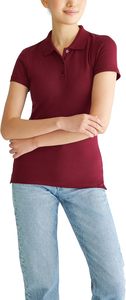 Camiseta polo clásica para mujer, camiseta polo transpirable para mujer, camiseta polo de alto rendimiento para mujer, camiseta polo de golf para mujer, camiseta polo de tenis para mujer - Product Image 6