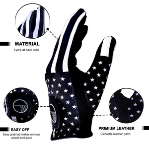Gants de golf en cuir véritable sur mesure, style 2025, en peau de mouton souple, pour hommes et femmes, été - Product Image 3