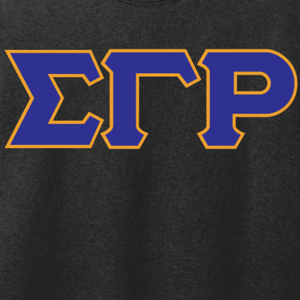 Camiseta Bordada con las 3 Letras Griegas de Sigma Gamma Rho, Camiseta Personalizada de la Hermandad, Algodón, Casual, Ropa Universitaria, Moda Urbana, Venta al Por Mayor, OEM - Product Image 6