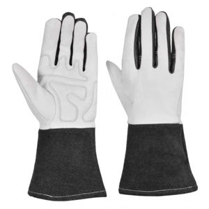 Guantes de Soldadura TIG de Alta Resistencia, Resistentes al Calor, Industriales, Ignífugos, Reforzados, de Piel de Vacuno y Cabra, 7 oz, Tejidos - Product Image 1