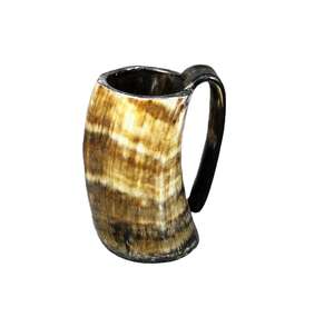 Tazas de Resina con Aspecto Elegante, Ideales para Beber, Taza de Cuerno con Diseño Medieval, Acabado Natural Pulido - Product Image 4