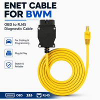Cable de Diagnóstico y Codificación E-SYS ENET OBD a RJ45 para Automóvil, Teléfono Móvil y Computadora con Conductor de Cobre Puro
