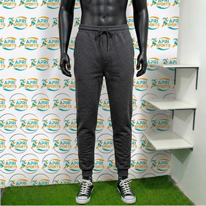 Pantalon de jogging décontracté APRI SPORTS pour homme, léger, 100 % coton, taille élastique, avec cordon de serrage, idéal pour le fitness et la gym - Product Image 2