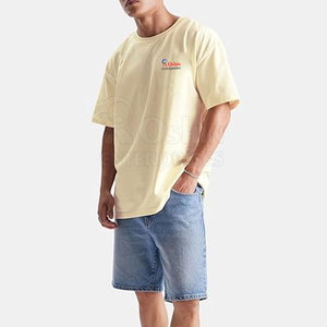 Diseño de logotipo personalizado, camisetas extragrandes para adultos, servicio OEM personalizado, ropa de verano, camisetas extragrandes para hombre para venta en línea - Product Image 3