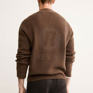 Suéter Cárdigan de Hombre de Alta Calidad, 100% Algodón, Transpirable, Cálido para Invierno, Alta Densidad - Product Image 3