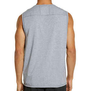 High Quality Blank Workout Tank Top Men Fitness Gym Screen Printing Tank Top for Men Breathable Men Tank Top - Product Image 2