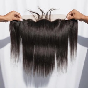 ผมแท้คุณภาพสูงแบบ 2x6 Closure Remy Hair  ถักด้วยเครื่องจักรแบบ Double Weft เนื้อนุ่มลื่นเป็นธรรมชาติ เหมาะสำหรับใช้ในร้านเสริมสวย มีจำหน่ายทั่วโลก - Product Image 2