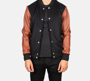 Chaqueta Letterman Exclusiva de Diseñador, Elegante y Cómoda para Hombre, Estilo Vintage Holgado para Chicago, Chaqueta Varsity de los Bulls - Product Image 3