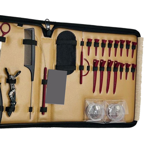 Kit de Herramientas Profesionales de Calidad para Extensiones de Cabello y Abalorios, Juego de Pinzas para Remover con Aguja y Gancho, Empaque en Estuche - Product Image 2