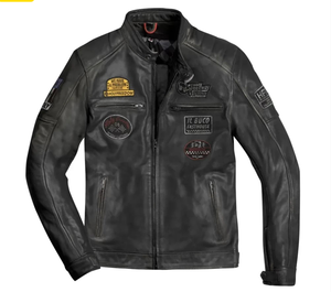 New Arrival <b>Leather</b> <b>Jacket</b> Windproof Men Women <b>Leather</b> <b>Jacket</b> Custom Styles Charlotte Burnt Multiple Colors <b>Leather</b> <b>Jacket</b> 2026 - Product Image 1