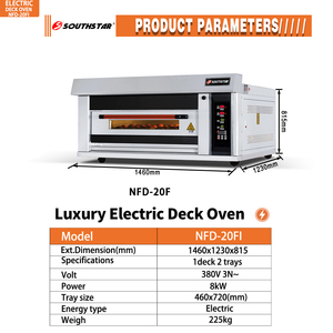 Four à sole industriel Southstar de haute qualité à commande numérique pour la cuisson du pain de maïs, des pâtes, des pizzas et des biscuits - Product Image 6