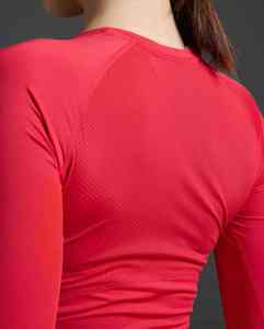 Vêtements de sport pour femmes de haute qualité, t-shirts de compression à séchage rapide avec manches longues, sous-vêtement de base - Product Image 6