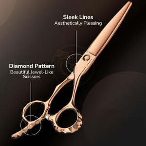 Ciseaux de coiffure professionnels en acier inoxydable de qualité supérieure, outil de précision haute performance pour barbier - Product Image 3