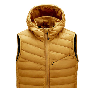 <b>Men's</b> Lightweight Hooded Puffer Vest-Quilted Sleeveless Insulated Spring/Summer/Autumn Bodywarmer <b>Letter</b> Print for Sports - Product Image 6