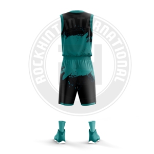 ชุดบาสเก็ตบอลโพลีเอสเตอร์ประสิทธิภาพสูง ออกแบบมาเพื่อความยืดหยุ่น สวมใส่สบาย และทนทานสำหรับการฝึกซ้อม - Product Image 2