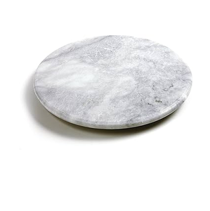Bandeja giratoria <span class=keywords><strong>de</strong></span> mármol para servir queso, <span class=keywords><strong>pan</strong></span> y cupcakes, bandeja giratoria <span class=keywords><strong>de</strong></span> mármol blanca al precio más bajo - Product Image 2