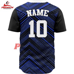 Quality Blank Unisex Plus Wholesale Breathable <b>Baseball</b>/Softball Jersey Customized Color Logo Fully Sublimation Print Premium - Product Image 5