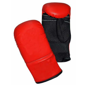 Professional High Quality Custom Leather Boxing Bag Gloves with Adjustable <b>Wrist</b> <b>Strap</b>-Lightweight Training Mitts - Product Image 1
