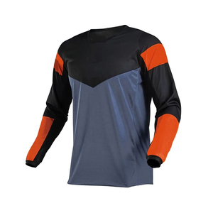 Maillot de motocross personnalisé sublimé coupe-vent respirant unisexe pour adultes à manches longues VTT - Product Image 1