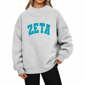 เสื้อสเวตเชิ้ตคอสูงแบบกำหนดเองสำหรับชมรม Rho Sorority ลาย Retro Gamma Greek Life  บุขนแกะ  สำหรับสโมสรมหาวิทยาลัย  สินค้าบูติก - Product Image 1