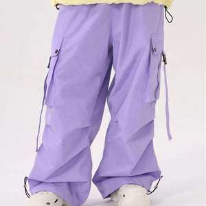 Pantalones de Snowboard Impermeables y Cortavientos, Estilo Cargo, Acolchados, para Deportes de Invierno al Aire Libre, Pantalones de Nieve Holgados - Product Image 2