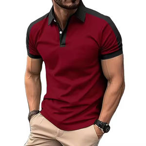 Nuevo Diseño de Camisetas Polo Casuales de Algodón para Hombre, Marca de Moda, Camiseta Polo de Manga Corta para Hombre - Product Image 1