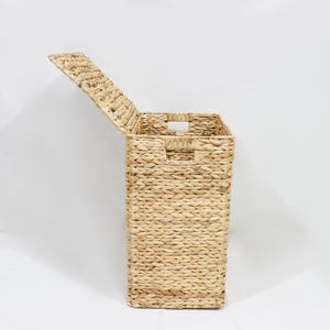 Artex Dong Thap Panier à linge en jacinthe d'eau fait à la main Panier de rangement élégant pour la décoration intérieure et les vêtements - Product Image 5